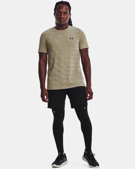 Men's UA Seamless Radial Short Sleeve, Gray, pdpMainDesktop image number 2